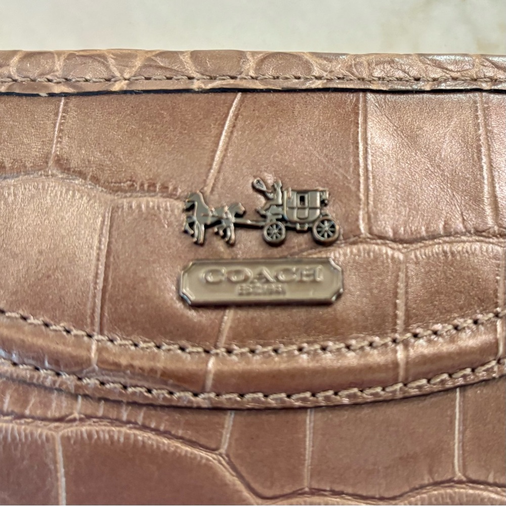 Coach Madison Mini Bag Croc Embossed - Picture 5 of 8